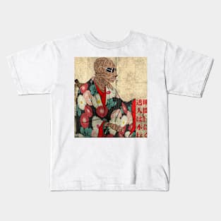 invisible man goes to japan Kids T-Shirt